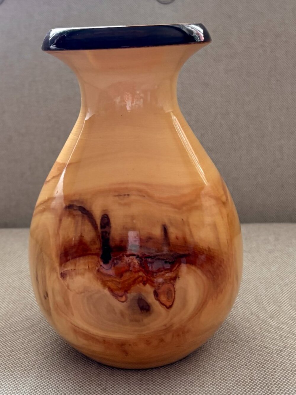 Handmade Aspen Wood Vase